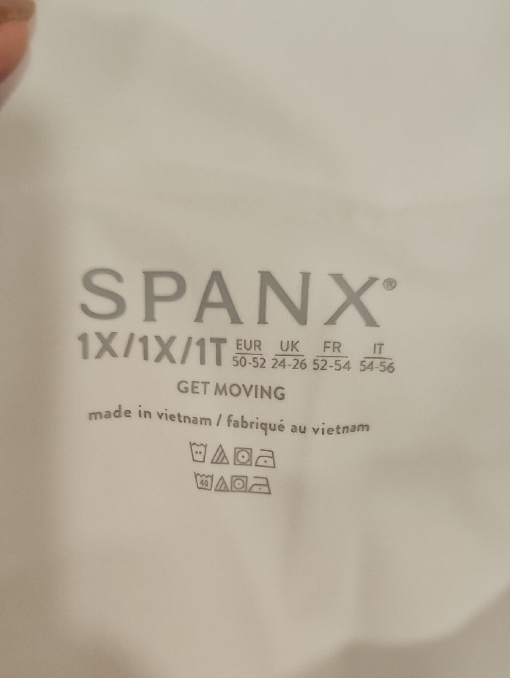 SPANX White Get Moving Skort; Size 1X - Picture 9 of 9